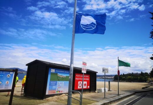 A praia de Gandarío logra a Bandeira Azul por quinto ano consecutivo